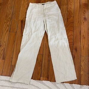 H&M Beige Linen Trousers